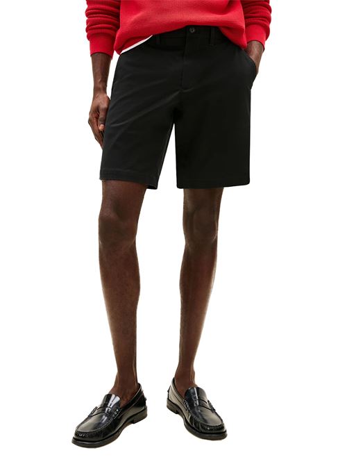 Short uomo nero in cotone Tommy Hilfiger | MW0MW23563BDS